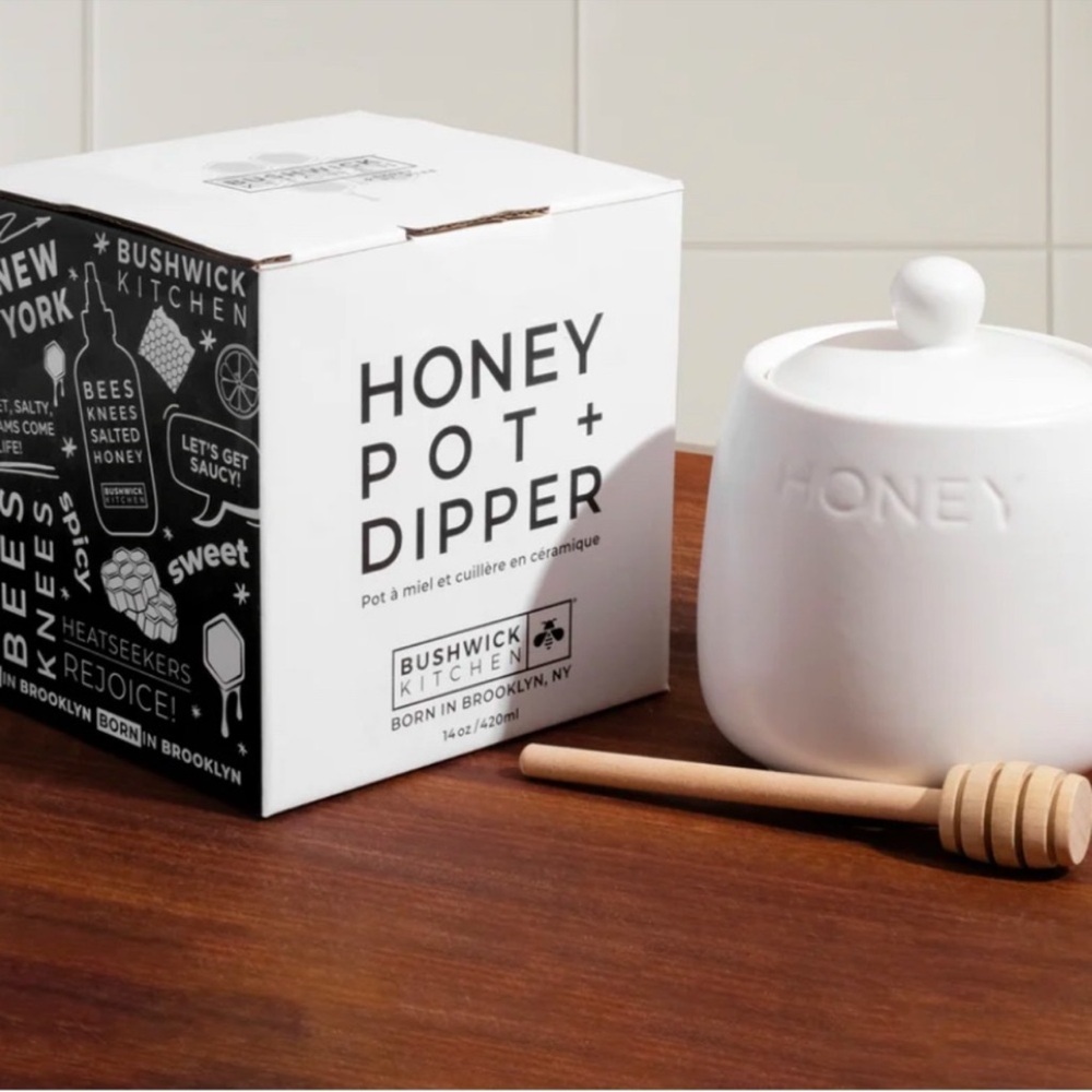 BUSHWICK KITCHEN Honey Jar + Dipper